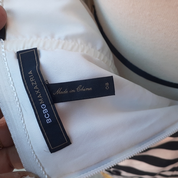 BCBGMAXAZRIA Strapless Cocktail mini dress 6 - Picture 5 of 7